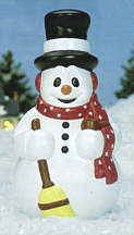 Snowman w/Red Scarf (2) - Illuminated - Item Number EII15781CP